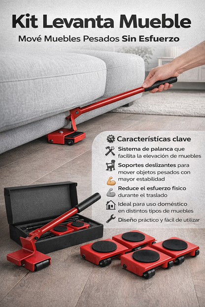 Kit Levanta Mueble Profesional para el Hogar